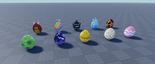 10 Pixel Egg Asset